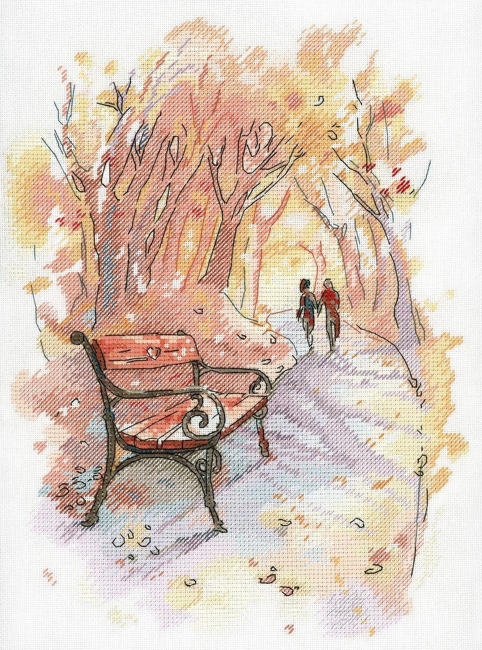 Autumn Promenade SA-003 Cross-stitch kit