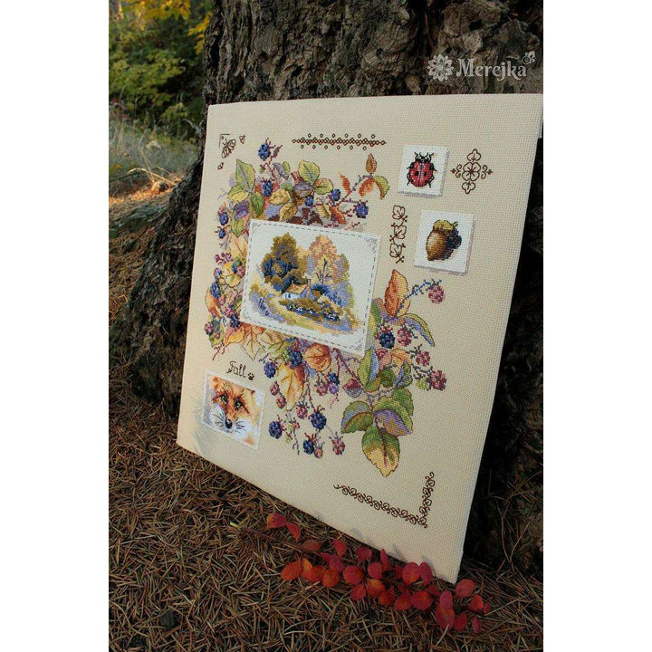 Autumn Sampler K-131 Counted Cross-Stitch Kit