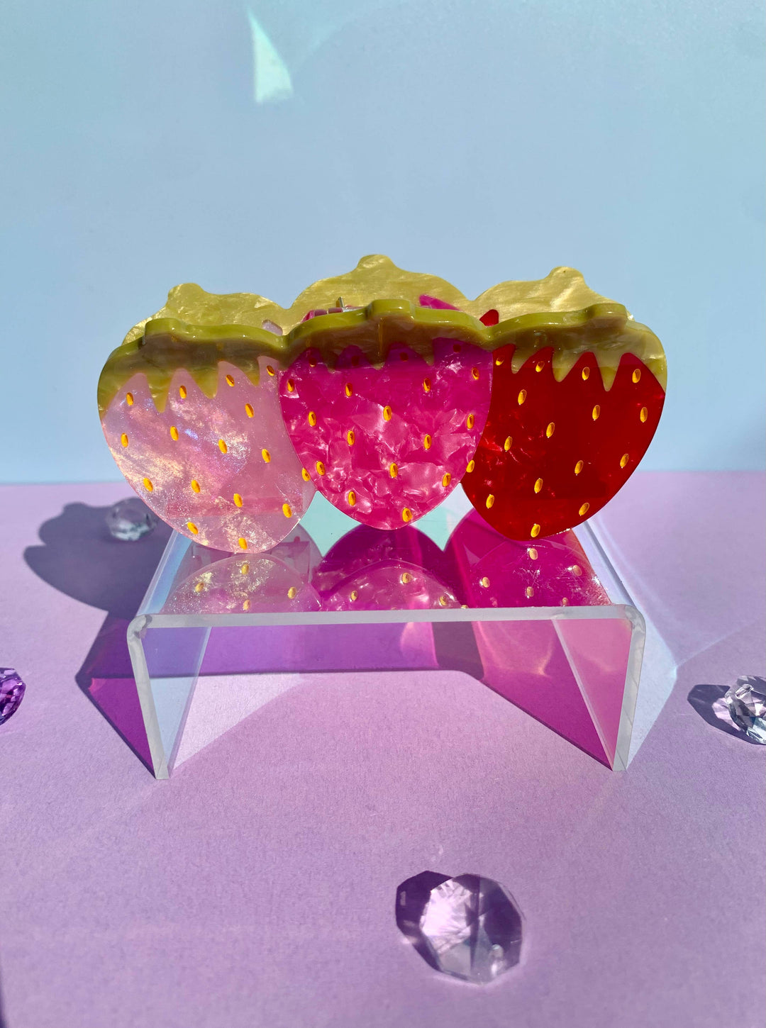 Very Berry Acetate Hair Claw