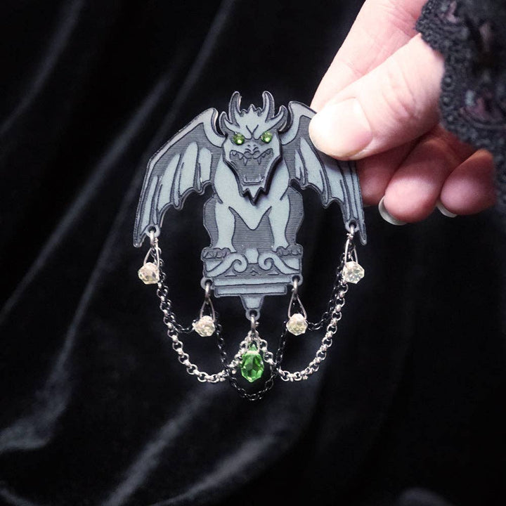 Gargoyle Brooch