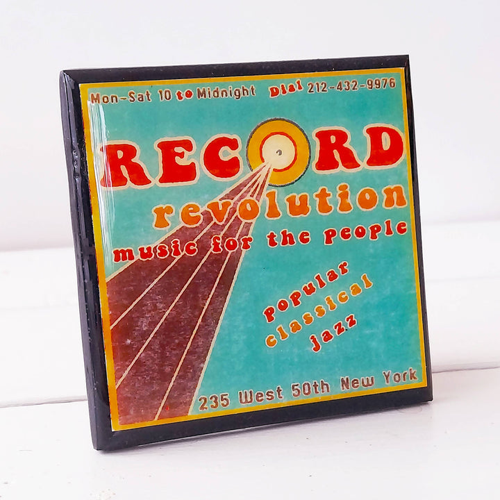 Classic Record Shop Drink Coaster Set