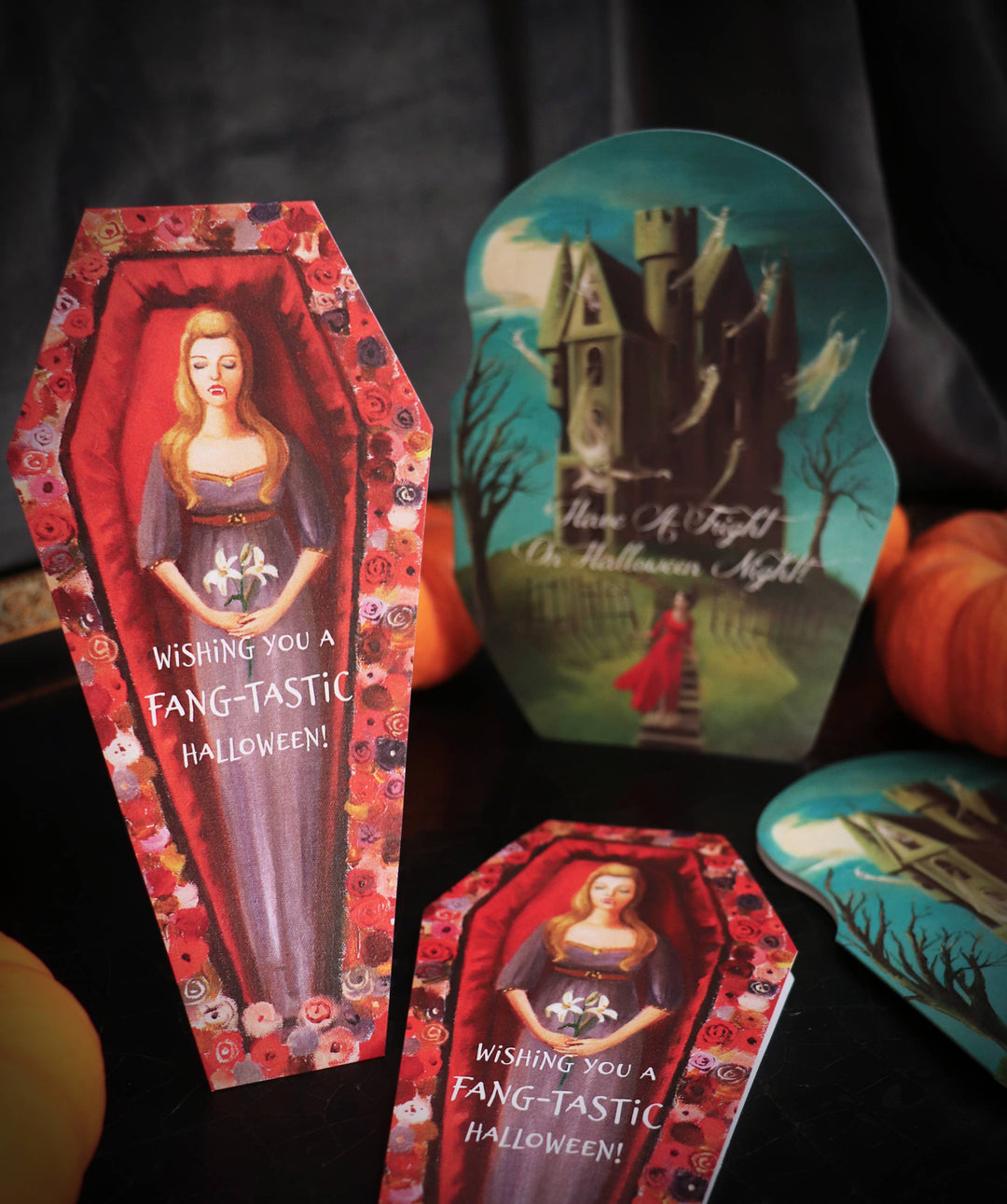 Fang-tastic Halloween Die Cut Card