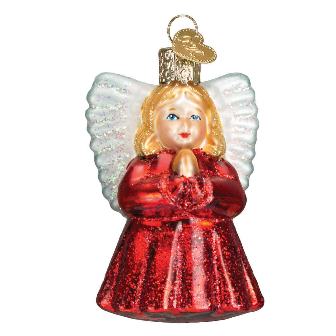 Old World Christmas Baby Angel Blown Glass Ornament