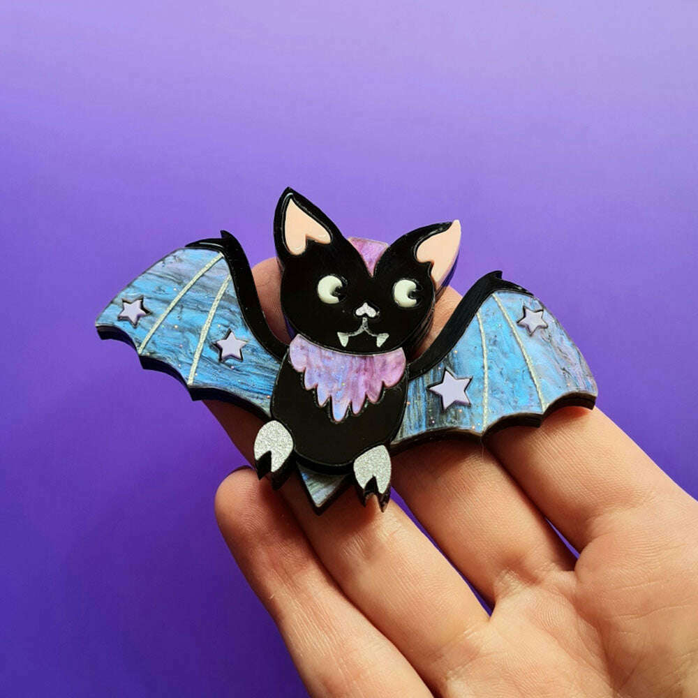 Baby Bat Necklace by Cherryloco Jewellery 3