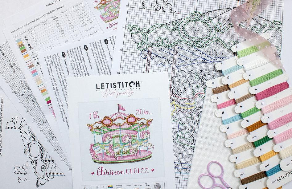 Baby Carousel L8046 Counted Cross Stitch Kit