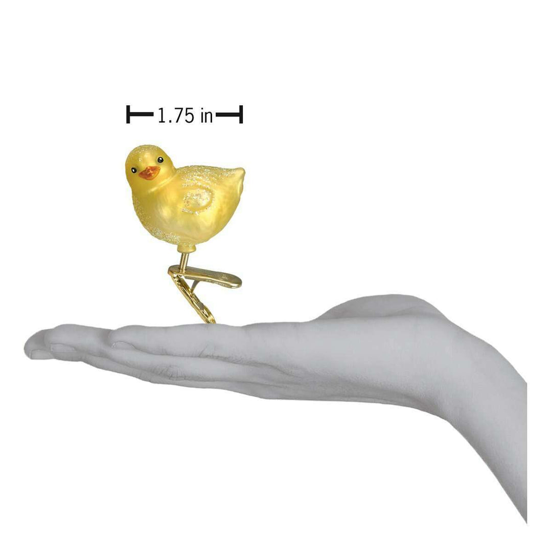 Old World Christmas Baby Chick Blown Glass Ornament