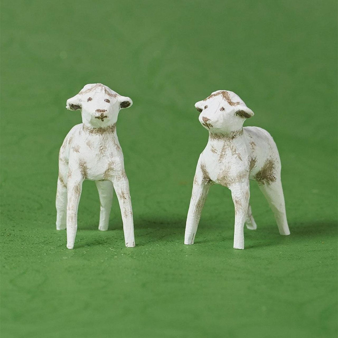 Baby Sheep Set of 2 -Lori Mitchell Nativity Figurines - Quirks!