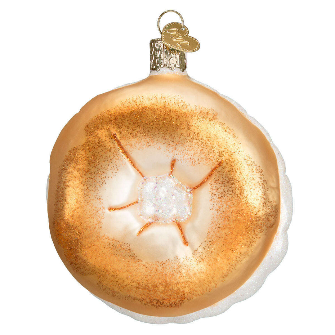 Old World Christmas Bagel Blown Glass Ornament