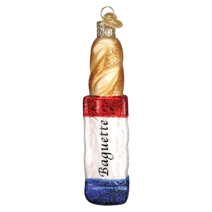 Old World Christmas Baguette Blown Glass Ornament