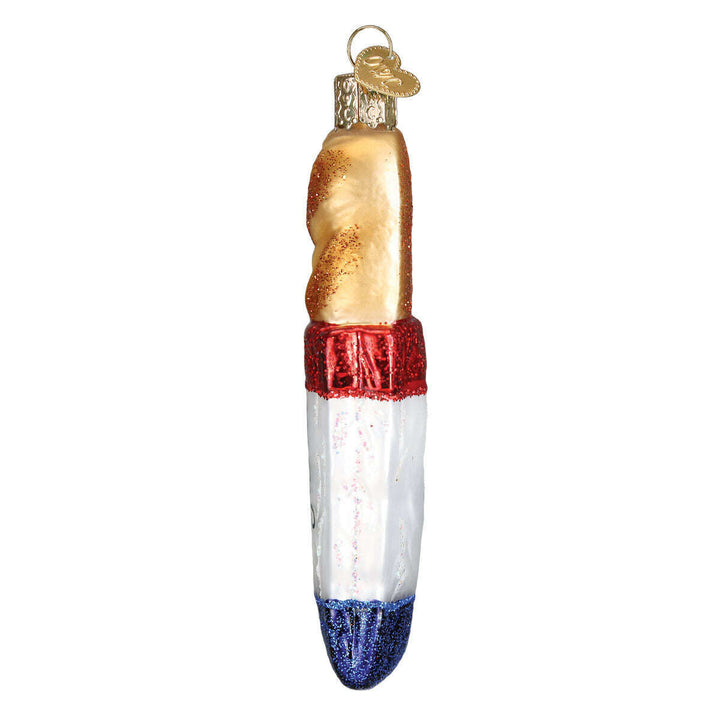 Old World Christmas Baguette Blown Glass Ornament
