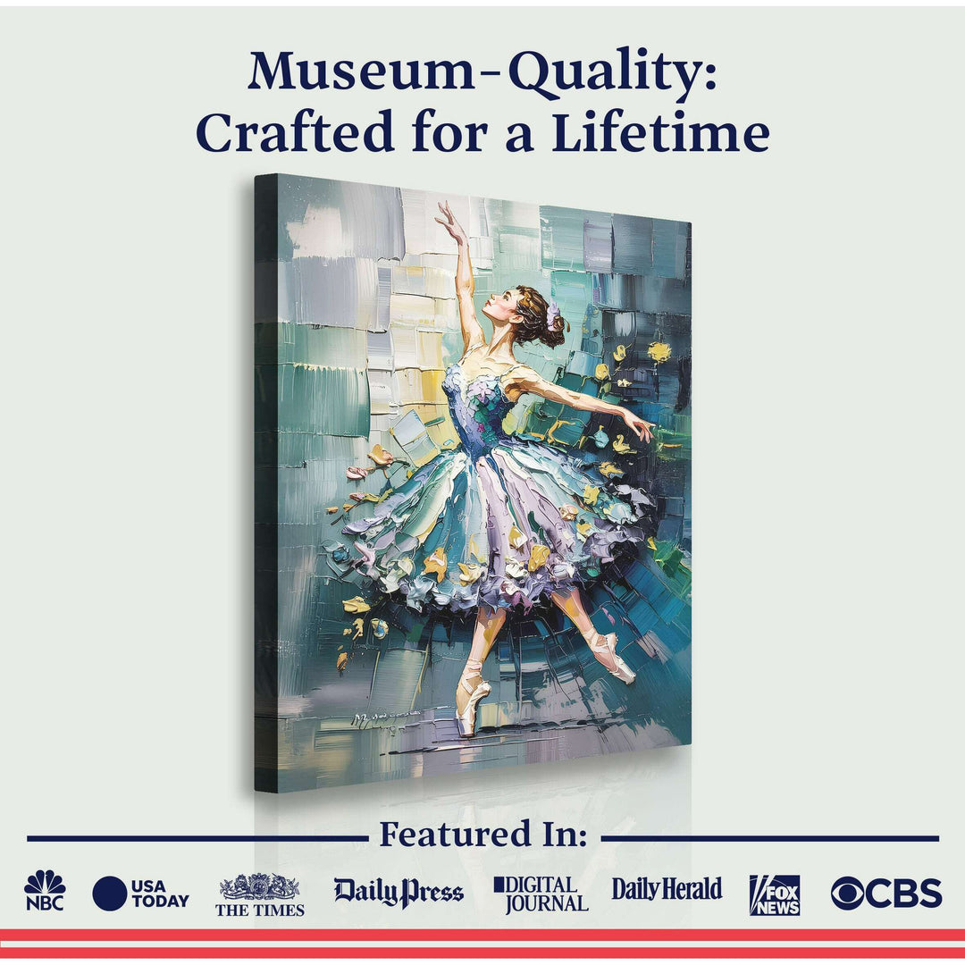 Ballerina Abstract Wall Art