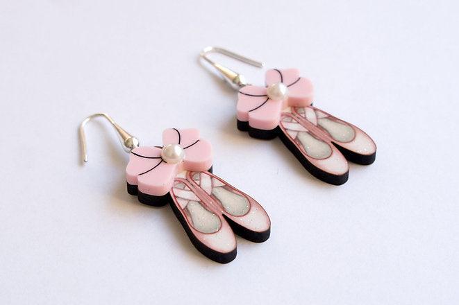 Ballet Shoes Earrings by LaliBlue - Quirks!