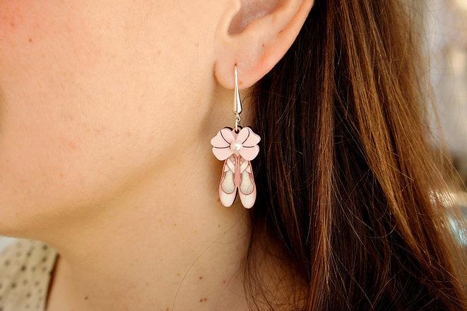 Ballet Shoes Earrings by LaliBlue - Quirks!