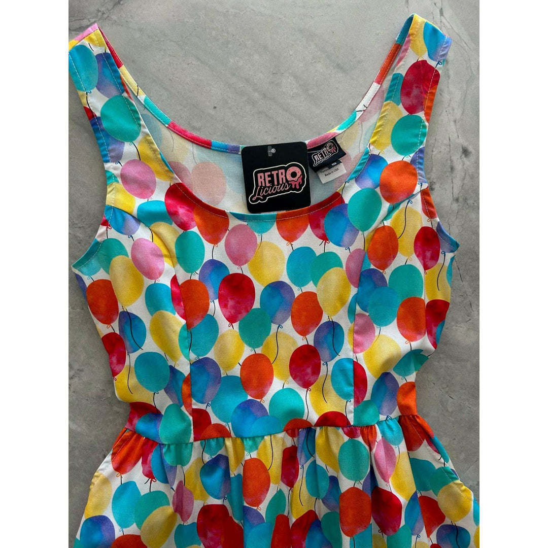 Balloons Fit & Flare Dress - Small only
