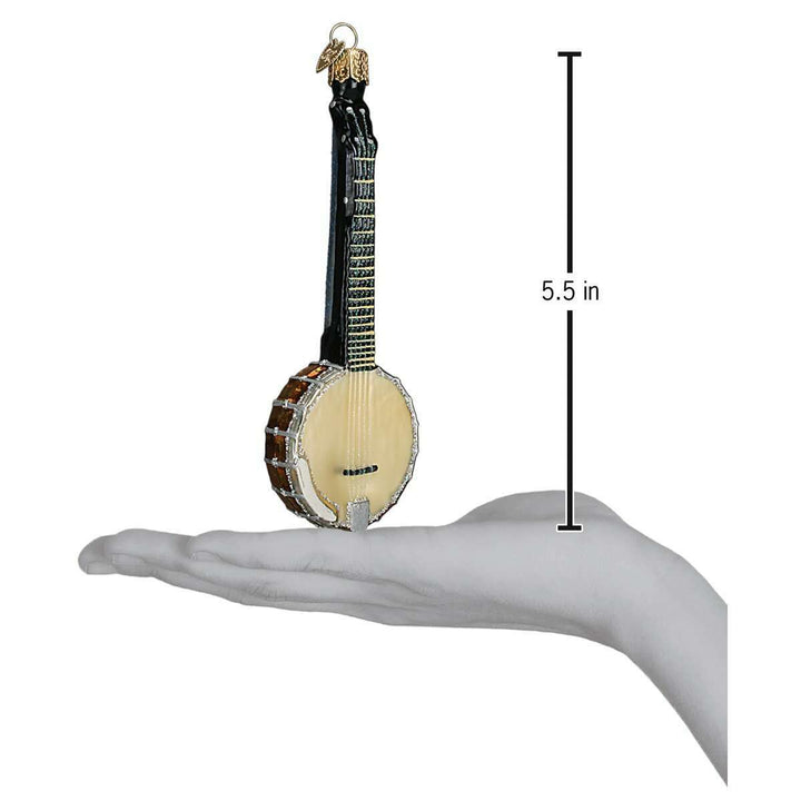 Old World Christmas Banjo Blown Glass Ornament