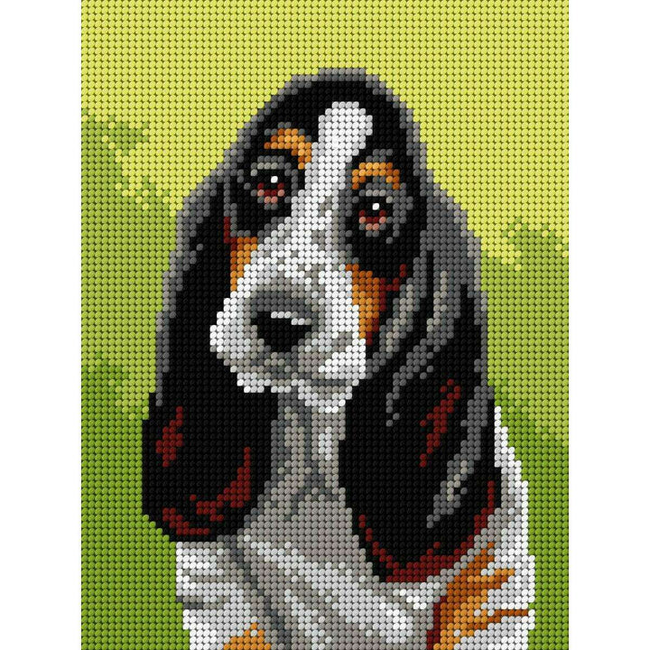 Basset 3474F Needlepoint canvas for halfstitch without yarn