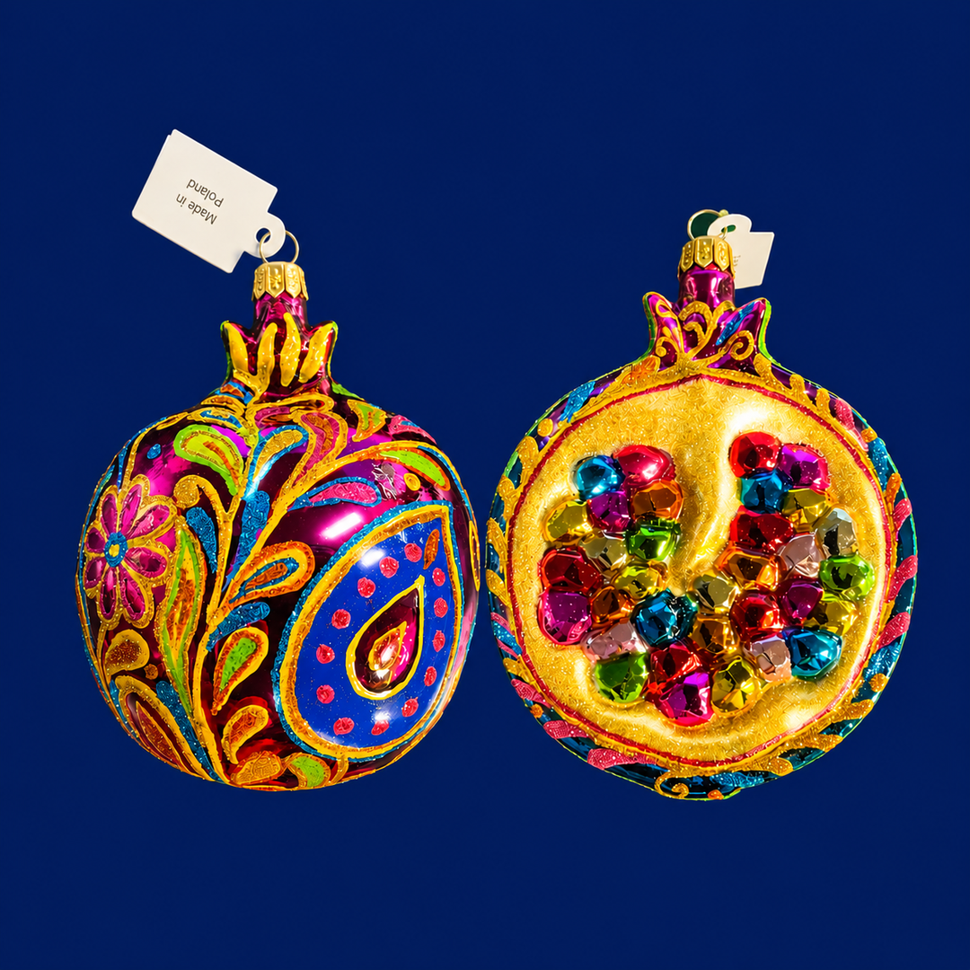 Krown Jewel Pomegranate Christmas Ornament