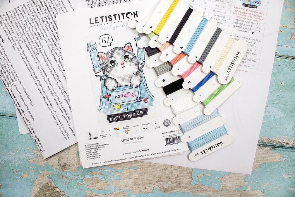 Be Happy L8042 Counted Cross Stitch Kit