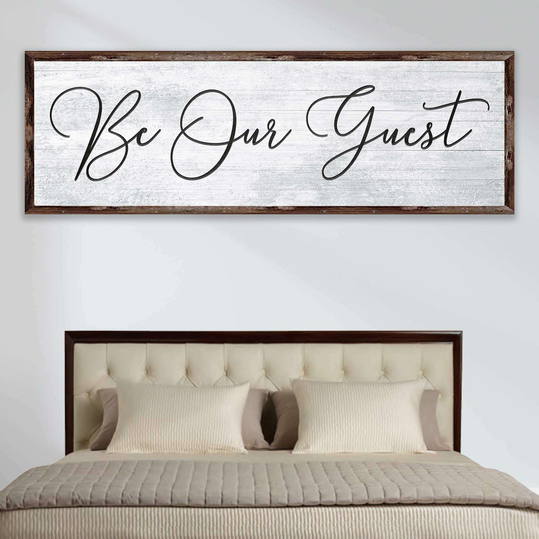 Be Our Guest Sign IV
