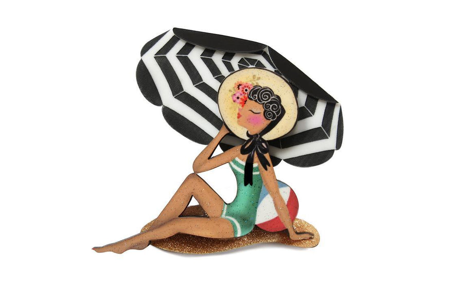 Beach Girl Brooch by Laliblue - Quirks!