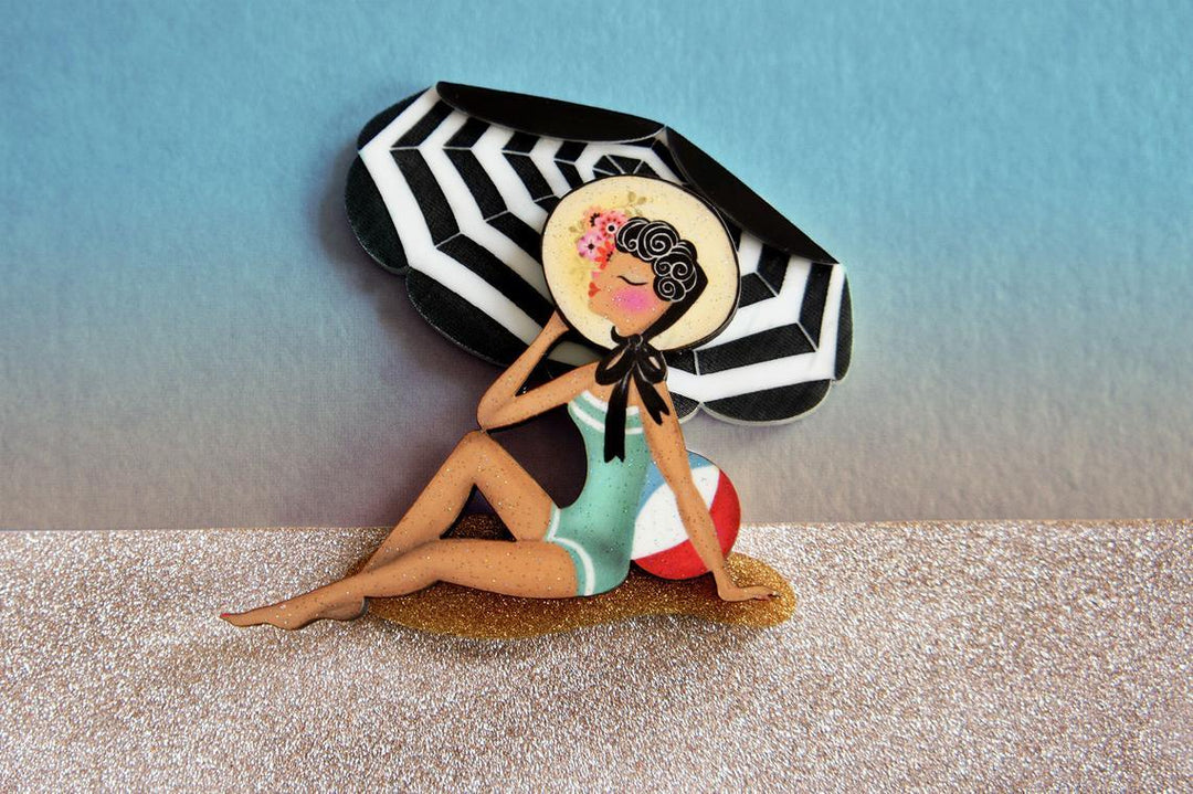 Beach Girl Brooch by Laliblue - Quirks!