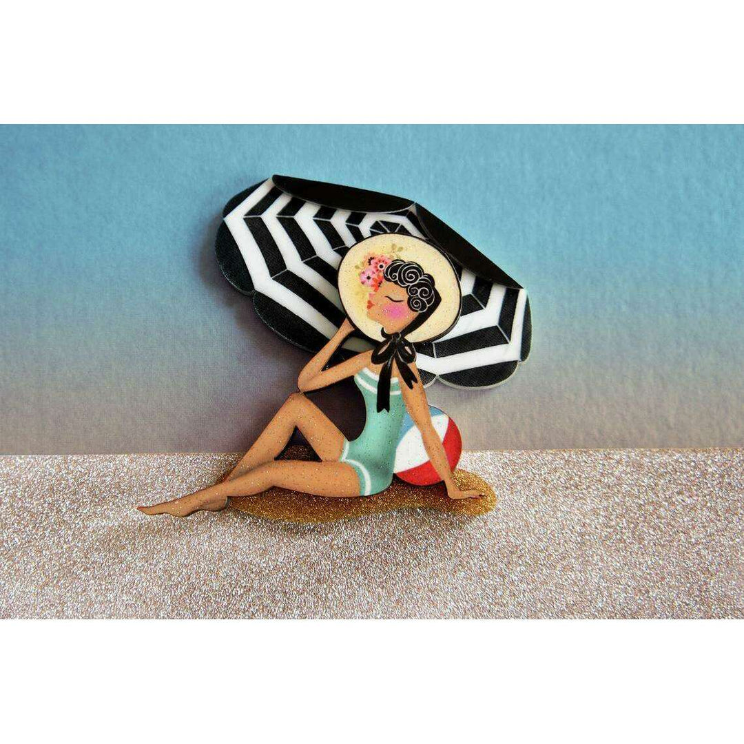Beach Girl Brooch by Laliblue - Quirks!