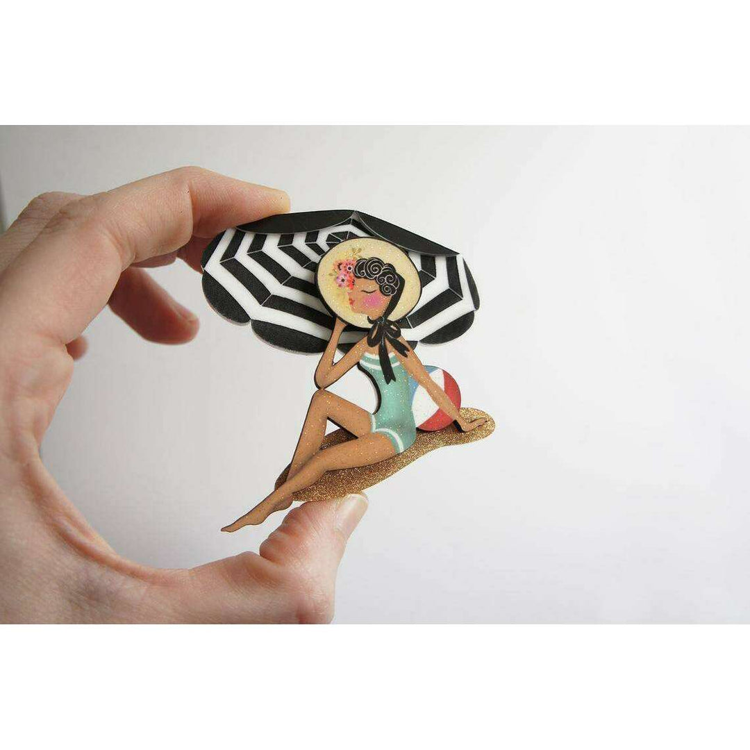 Beach Girl Brooch by Laliblue - Quirks!
