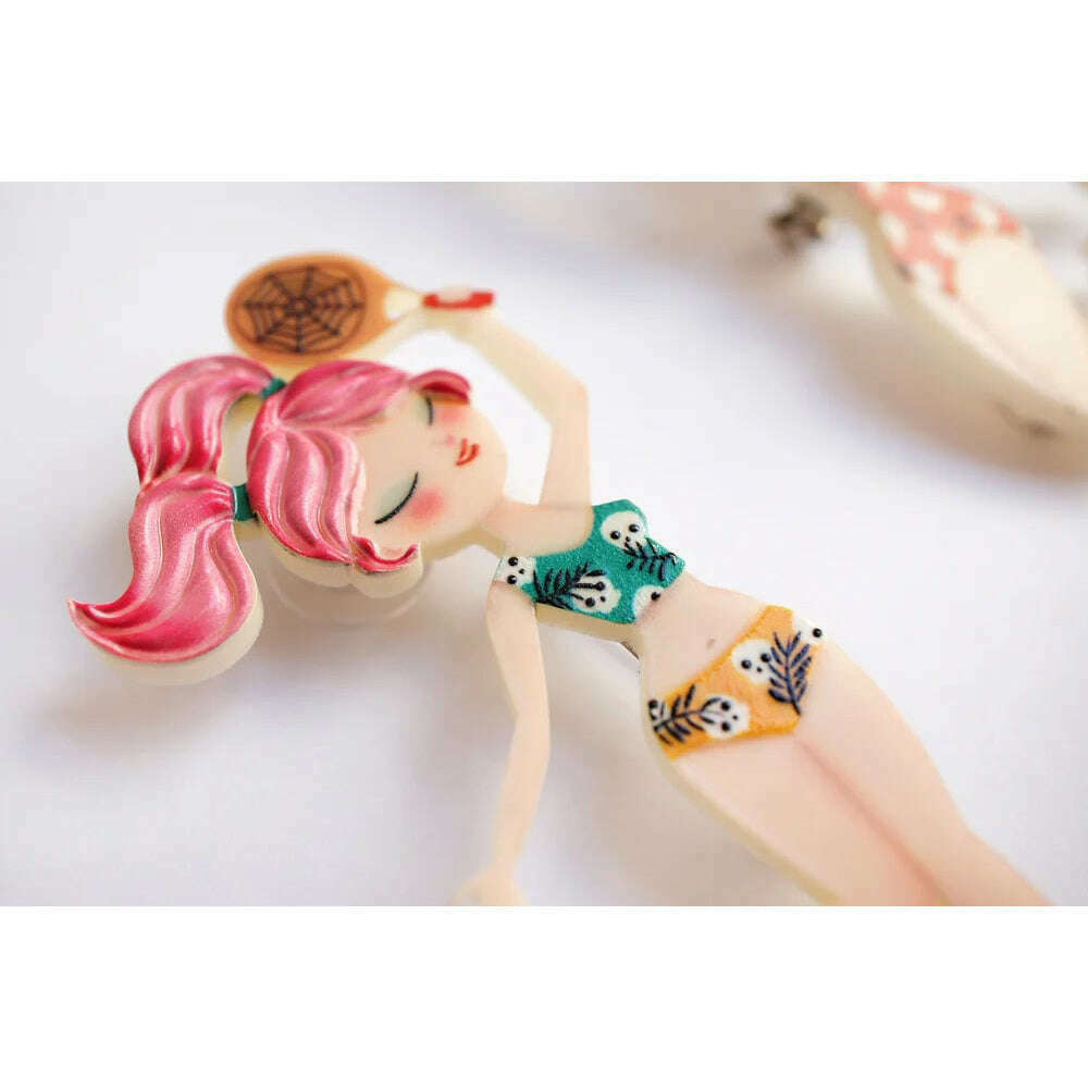 Beach Shovels Brooch by LaliBlue