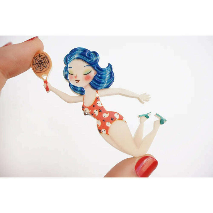 Beach Shovels Brooch by LaliBlue