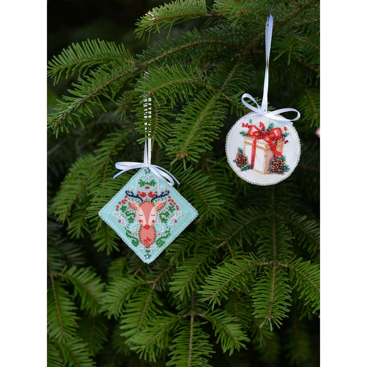 Bead Embroidery Decoration - New Year's gift ABT-034