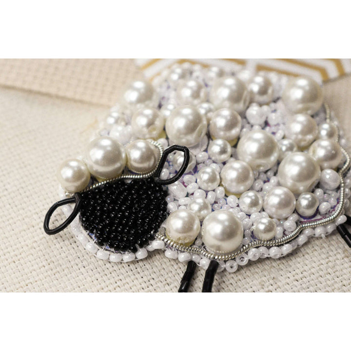 Bead Embroidery Decoration Curly sheep AD-236