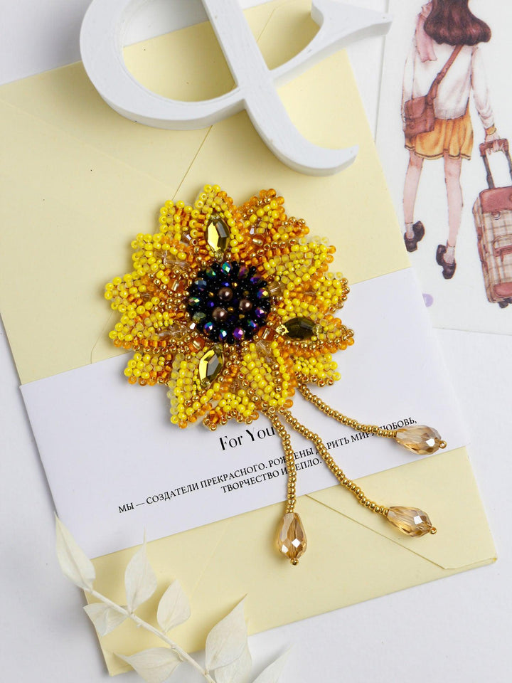 Bead Embroidery Decoration Kit Little sun AD-206