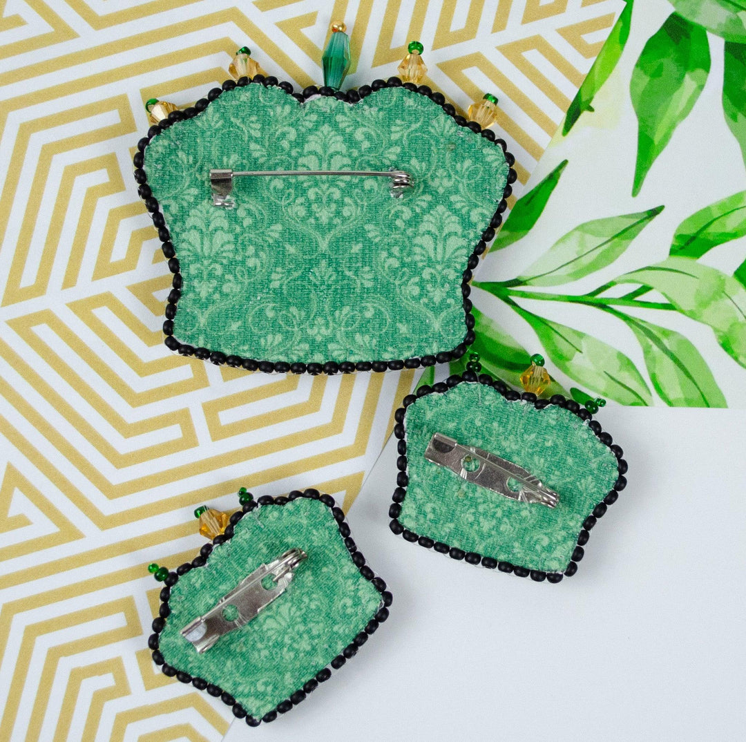 Bead Embroidery Decoration Kit  - Symbol of the monarch AD-229