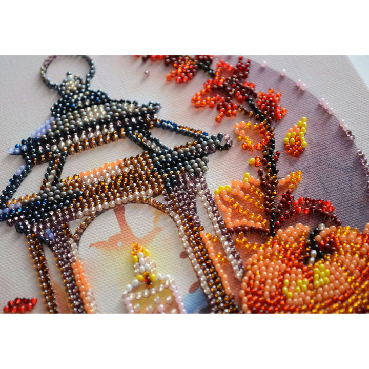 Bead embroidery kit - Autumn light AMB-109