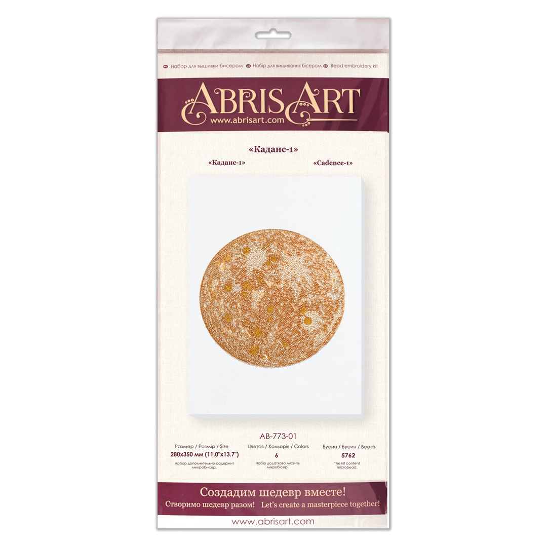 Bead Embroidery Kit - Cadence-1 white AB-773-01