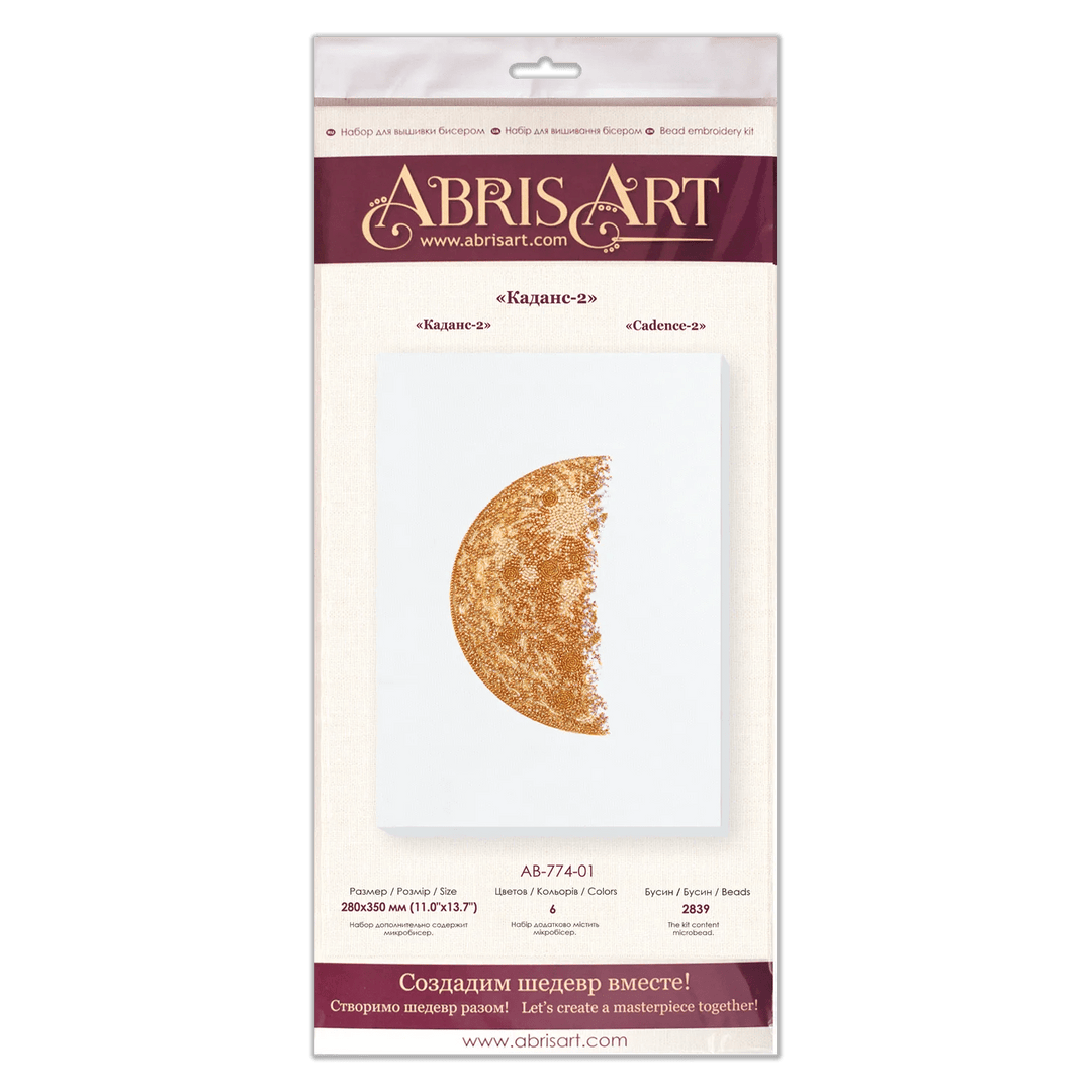 Bead Embroidery Kit - Cadence-2 white AB-774-01
