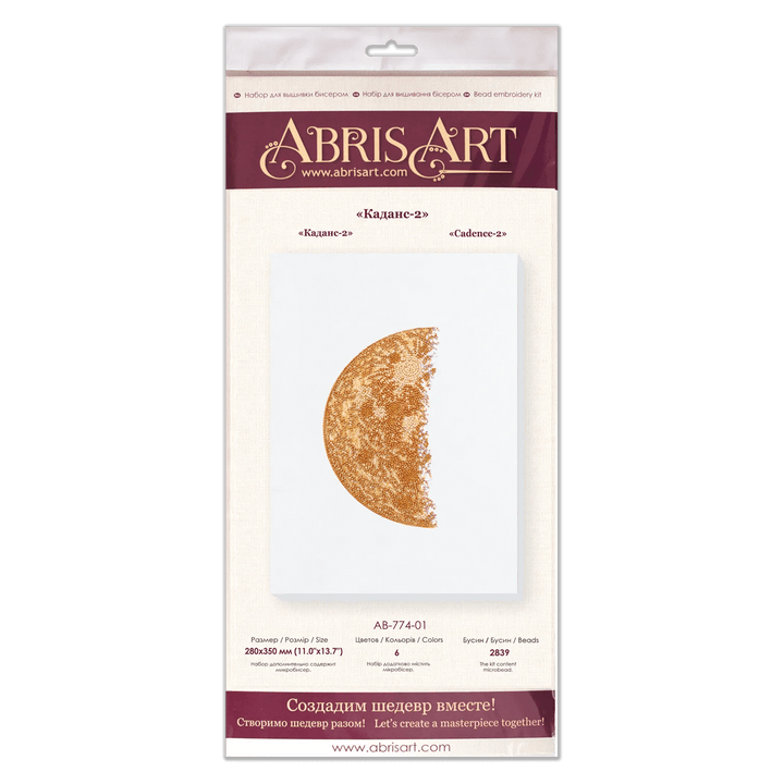 Bead Embroidery Kit - Cadence-2 white AB-774-01
