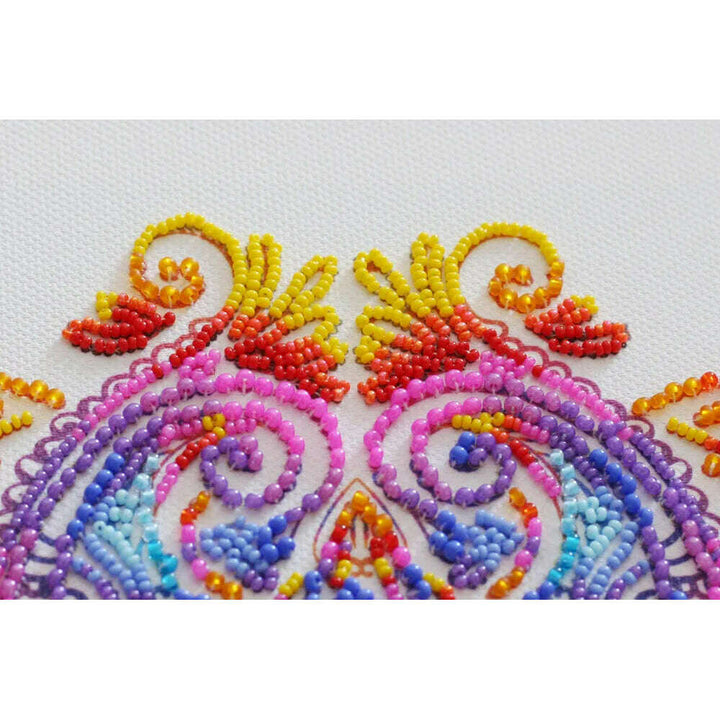 Bead Embroidery Kit - Cascades of pearl AB-818