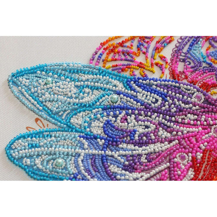 Bead Embroidery Kit - Cascades of pearl AB-818