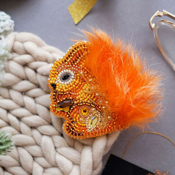 Bead Embroidery kit - Decoration Squirrell AD-042