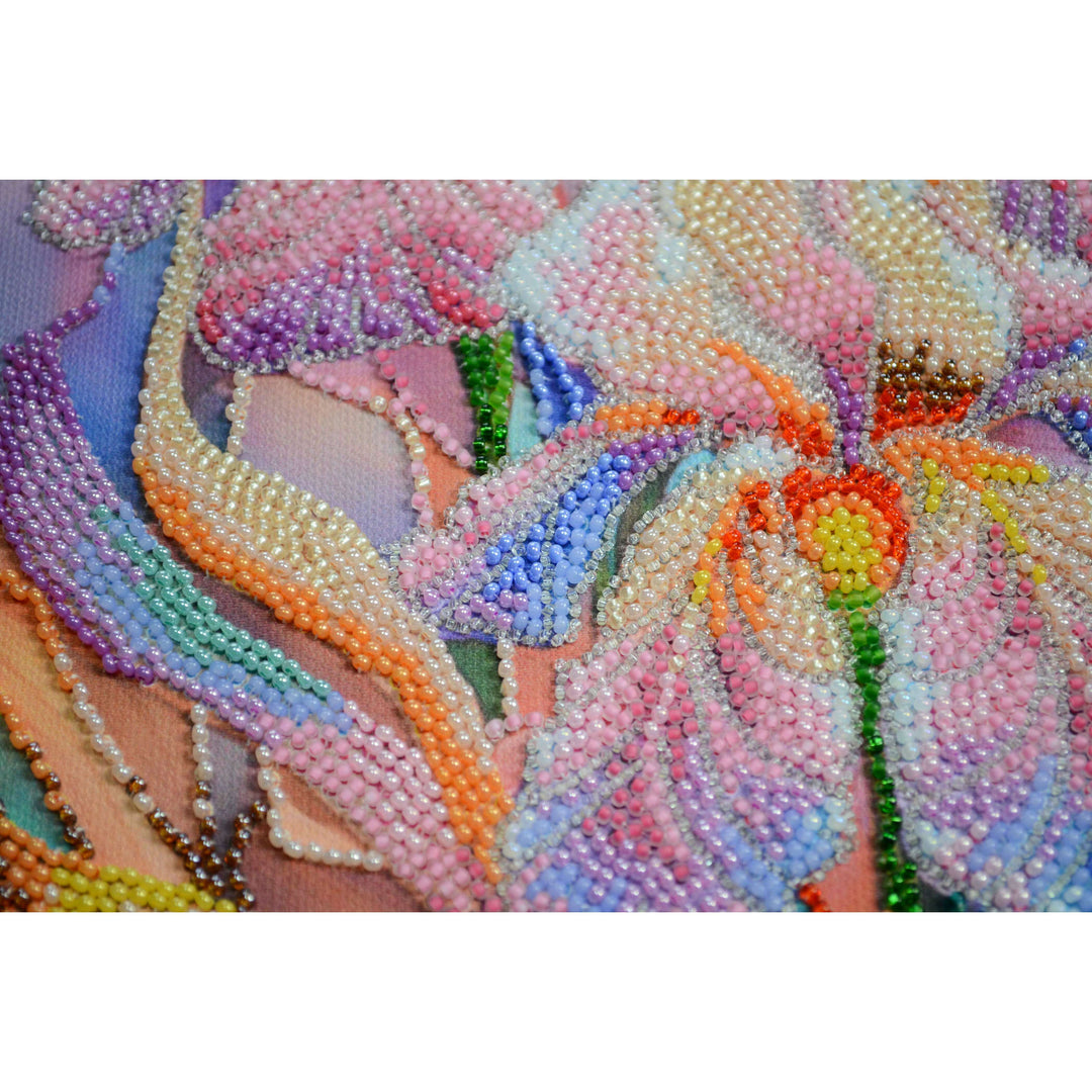 Bead Embroidery Kit - Floral inspiration AB-928
