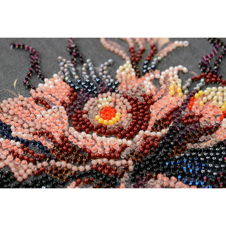 Bead embroidery kit - Flower of the night AMB-100