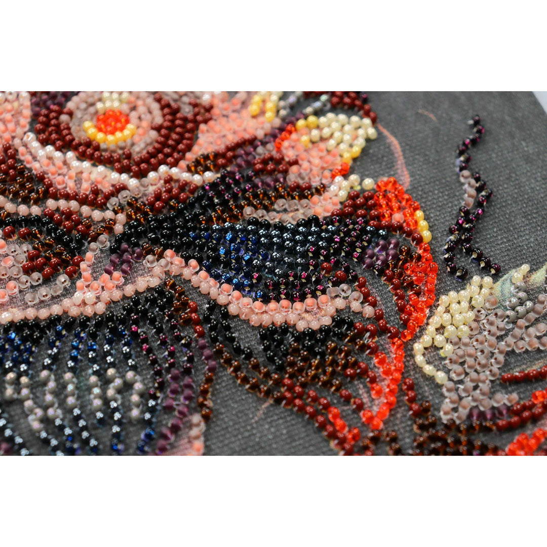 Bead embroidery kit - Flower of the night AMB-100