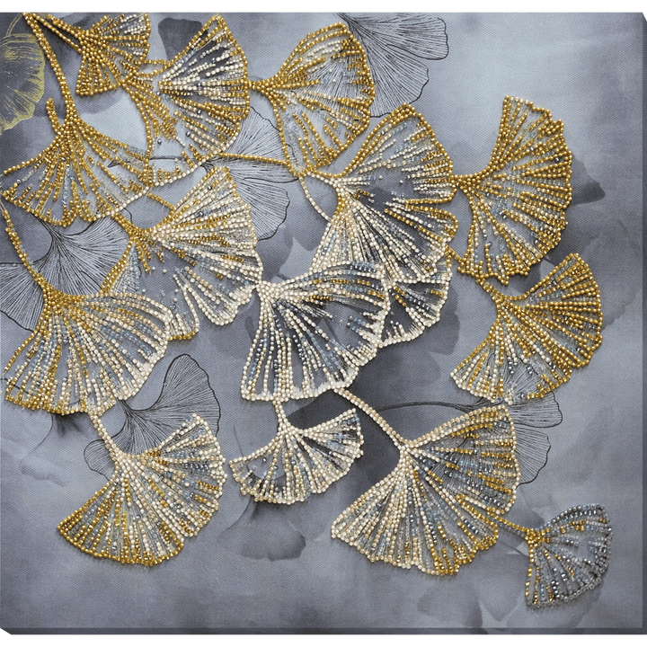 Bead Embroidery Kit - Ginkgo biloba AB-844