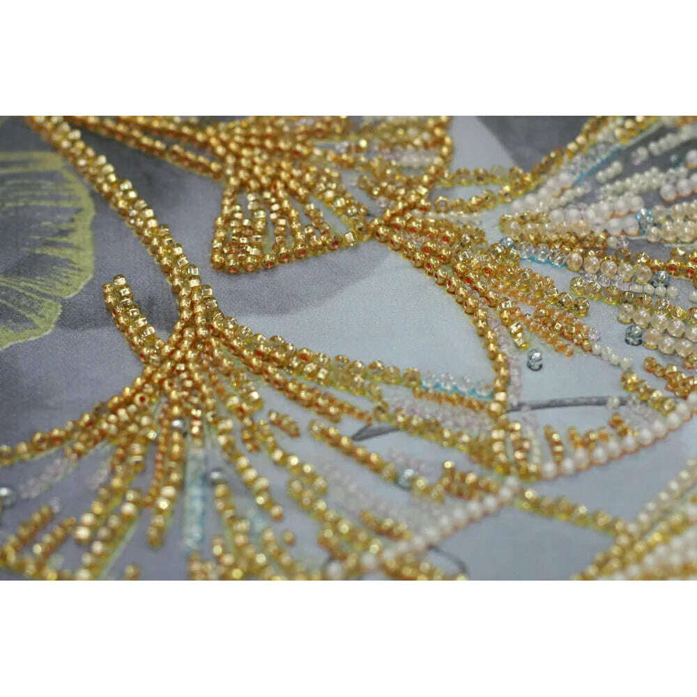 Bead Embroidery Kit - Ginkgo biloba AB-844