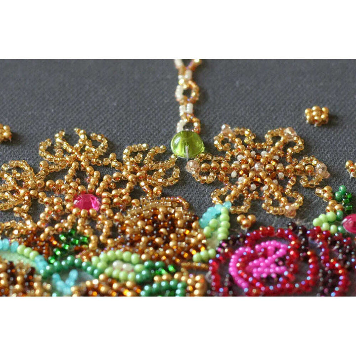 Bead Embroidery Kit - New year wreath AB-828