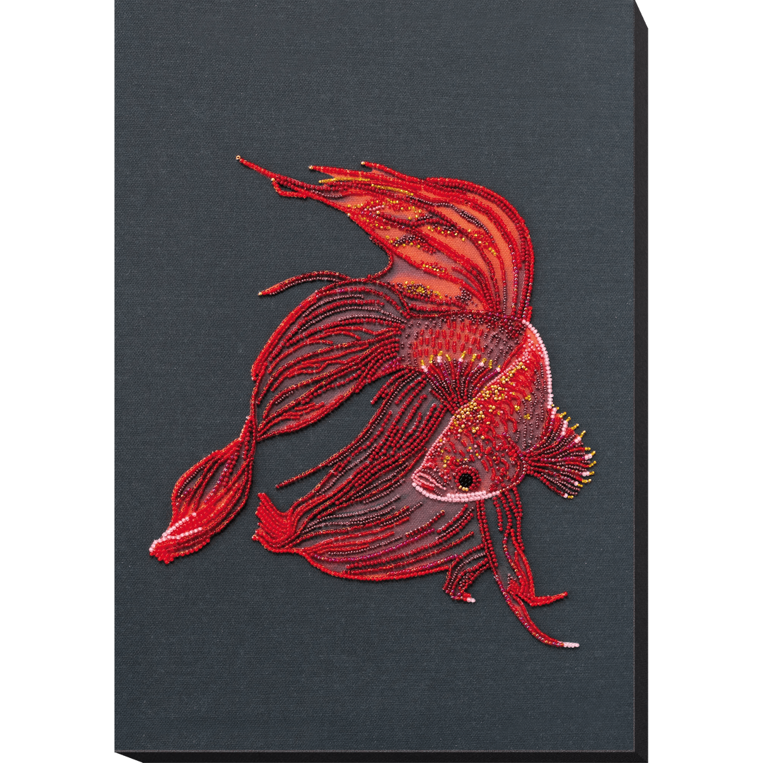 Bead Embroidery Kit - Red gold