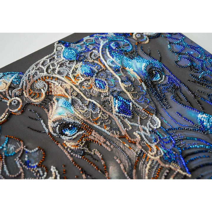 Bead Embroidery Kit - Sage gaze