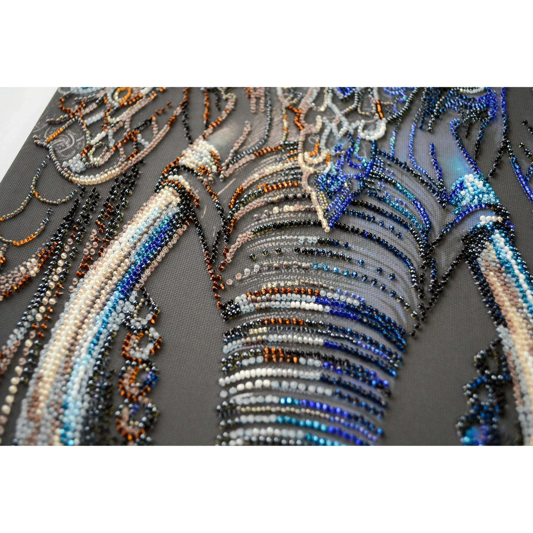 Bead Embroidery Kit - Sage gaze