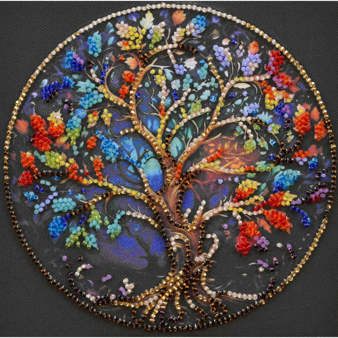 Bead embroidery kit - The color of life AM-252